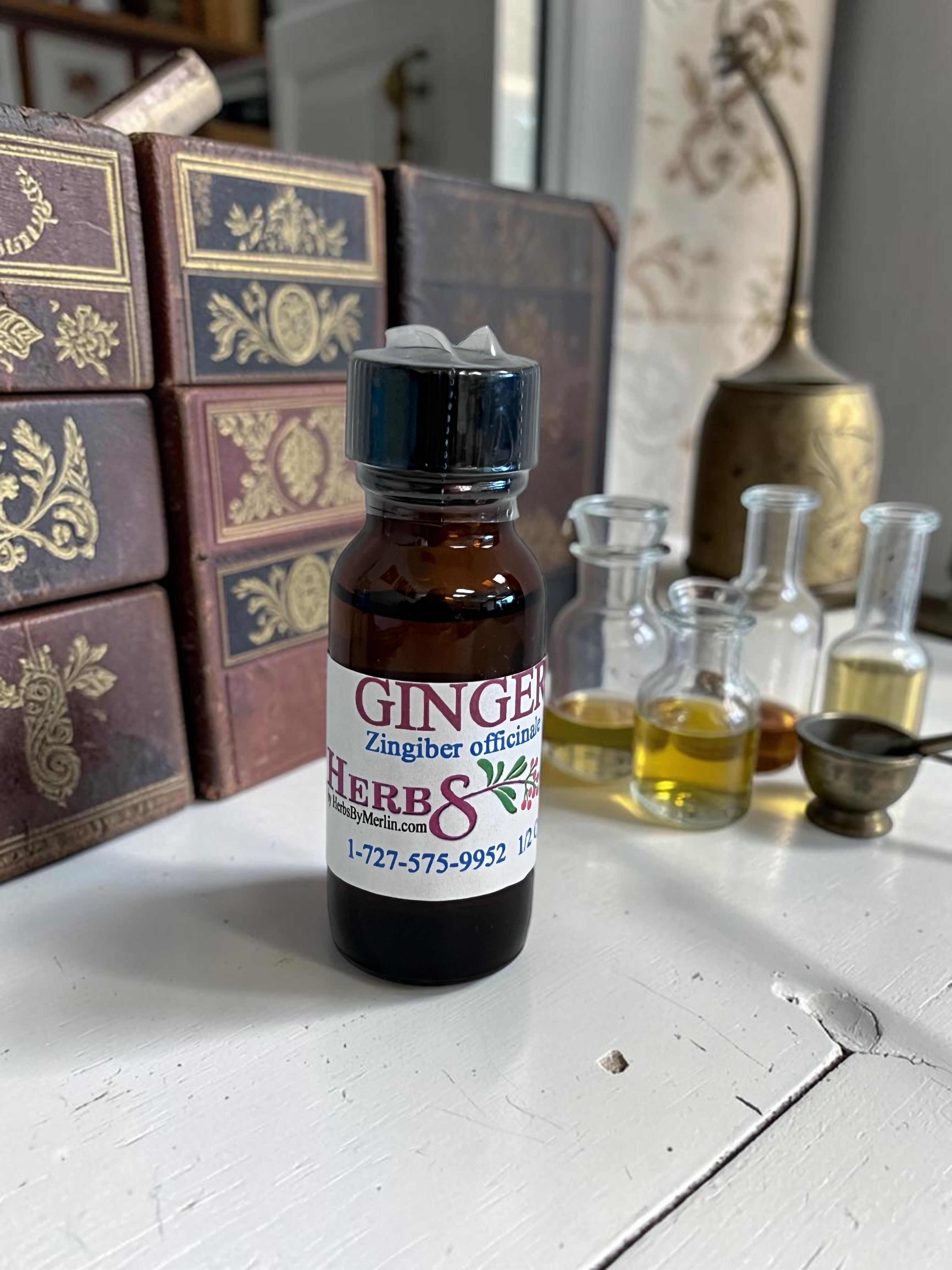 Ginger Essential Oil (Zingiber officinale) 1/2 Ounce